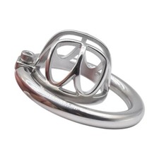 Stainless Steel Male Chastity Device Super Small Cage Men Metal Locking Belt 446
