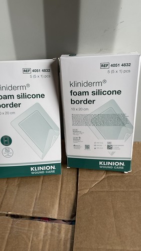 Kliniderm Foam Silicone Border Dressing 10cm x 20cm x 5 - Bild 7 von 8