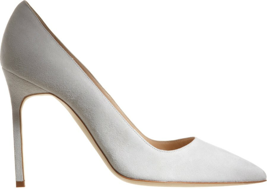 Manolo Blahnik Pumps 39.5EUR 8.5US NIB Pale Grey Suede Originally 665 Manolo Blahnik Pumps 39.5EUR 8.5US NIB Pale Grey Suede Originally 665