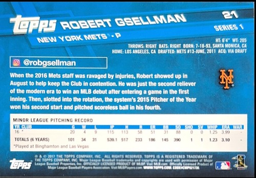 2017 Topps Baseball Base Set Serie 1: Sie wählen 35 Cent Versand pro Karte - Bild 31 von 257