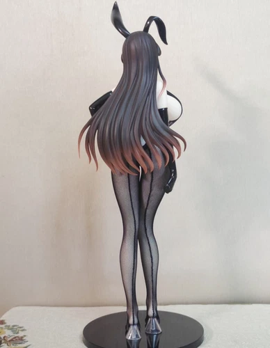 Sexy Figura Anime Conejito Niña Medias Negras Reales Decoración Arte Juguete 1/7 Arrancador - Imagen 6 de 13