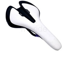 Giantt Liv Contact SLR Upright Bicycle Saddle White Carbon Rails for Women