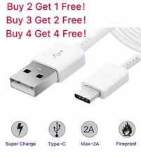 For LG Q70/K51/STYLO 6/V60 ThinQ 3.0 Fast Adaptive Type-C USB Charging Cable