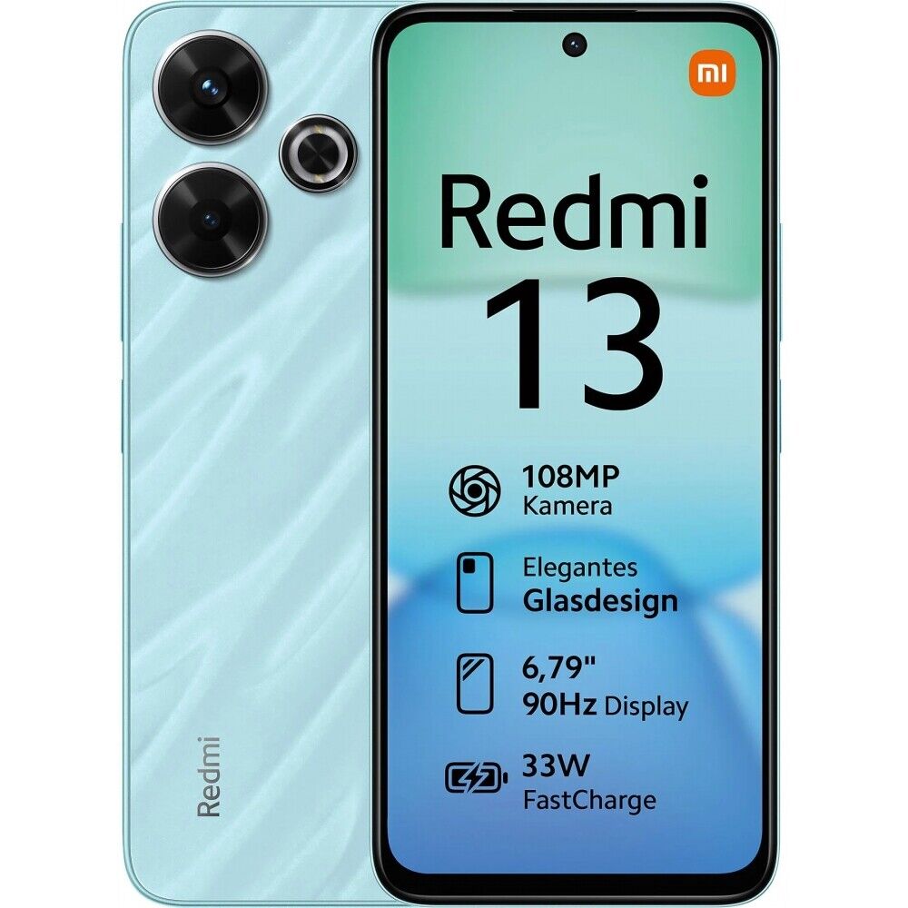 Xiaomi Redmi 13 Smartphone 256GB 8GB RAM ocean blue Dual-Kamera LTE/4G 5030mAh | eBay Xiaomi Redmi 13 Smartphone 256GB 8GB RAM ocean blue Dual-Kamera LTE/4G 5030mAh | eBay