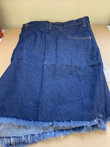 Sears Vintage 70s Thumbs Up Denim Med Wash Cutoff Shorts / Size 54 NEW - Picture 5 of 7