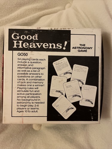 GOOD HEAVENS THE ASTRONOMY GAME ENVIRONMENTAL DISCOVERY HOMESCHOOL TEACH PARENT - Picture 2 of 2