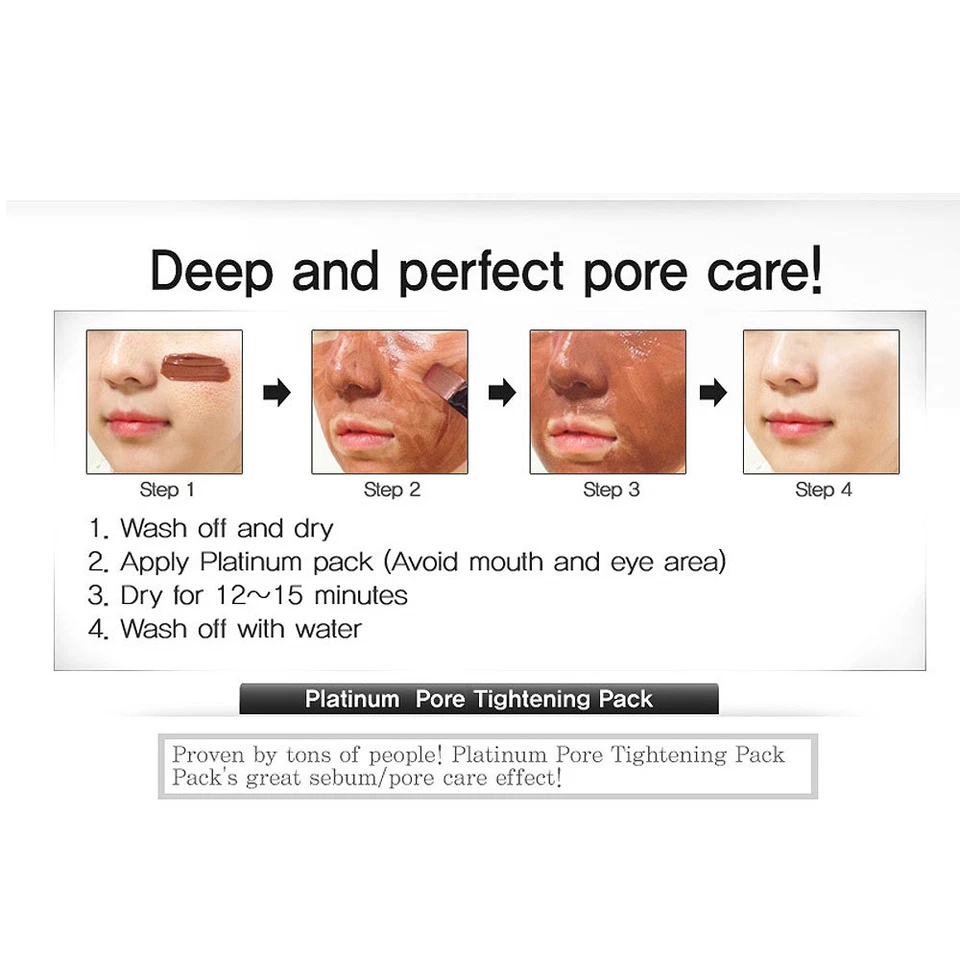 [TOSOWOONG] Platinum Miracle Pore Tightening Pack 150g pore cleaner + free gift - Image 2 of 2