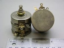 2 Mil-Spec CTS L5966 5198 / CTC-633763 600 / 6K 4W Dual Wirewound Potentiometers