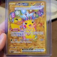 Pikachu ex 247/191 Sv08: Surging Sparks Gold Rare NM JY