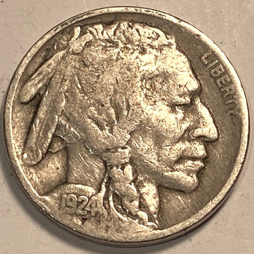 1924 P Büffelnickel ss + keine Reserve *J852