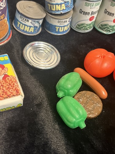 Grocery Shopping Food Play Kitchen Mini Small (25) Piece Lot Vintage - Picture 11 of 15