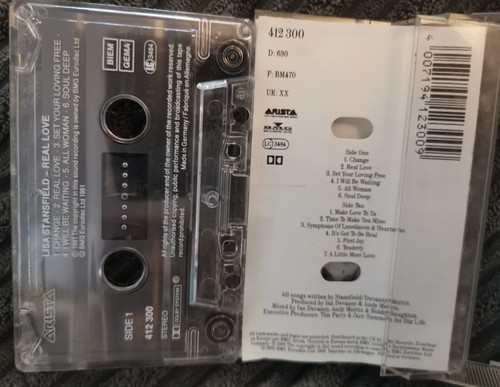 Lisa Stansfield - Real Love (Cassette Tape) - Picture 2 of 2