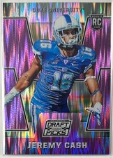 2016 Panini Prizm Collegiate Draft Picks #202 Jeremy Cash Prizms Purple SN57/99