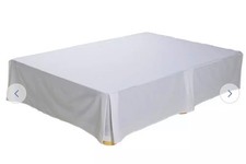 White percale valence sheet in multiple sizes