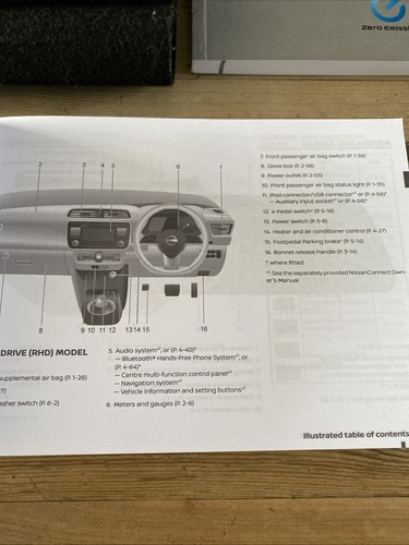 17-24 Nissan Leaf Betriebsanleitung Handbuch + Navi & Geldbörse 2022 Ref18596 - Bild 16 von 24
