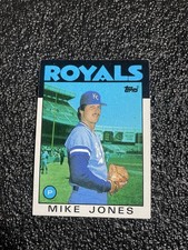 1986 Topps - Mike Jones #514 Kansas City Royals MLB Baseball Card