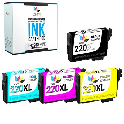 CMYi 220XL T220XL Black Color Ink Cartridges For Epson WorkForce 2750 2760 2650
