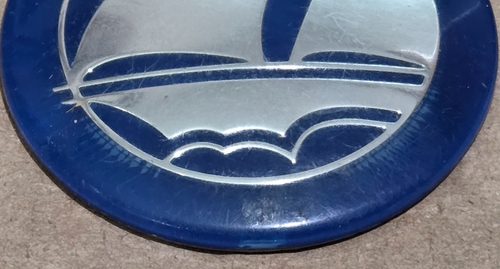 PLYMOUTH VOYAGER LATE 90'S FRONT EMBLEM 4676989 (6249) - Picture 3 of 8