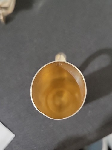 Tazza da aperitivo vintage argento Webster Co Cartier, shot cordial liquore con manico - Foto 18 di 18