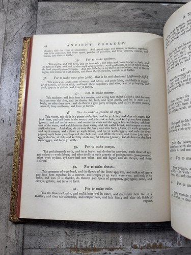 1791 Antique Cook Book “Antiquitates Culinariae of the Old English” - Picture 14 of 17