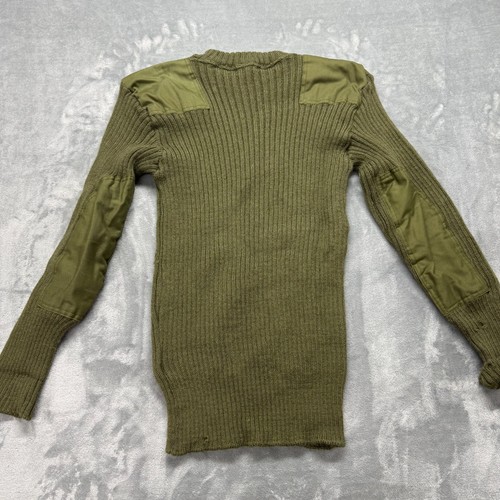 Suéter Vintage Brigade Quartermasters Polea Lana Verde Oliva 44 100% Lana - Imagen 2 de 9