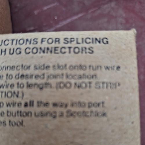 GENUINE 3M Scotchlok UG Tap Splicing Splice Connector 26-19AWG 100 ct 19 availa - Picture 5 of 7