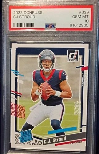 PSA 10 2023 Panini Donruss - Rated Rookie C.J. Stroud #339 (RC)