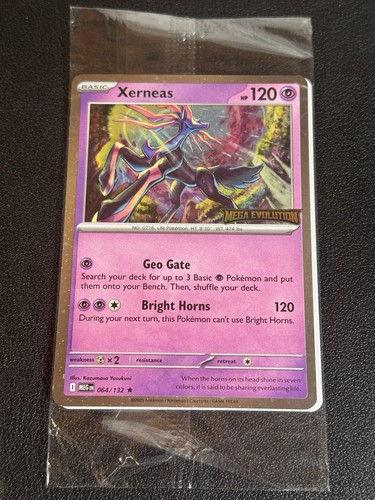 Xerneas 64/132 - 2025 Bestbuy Stamped Promo - Pokémon TCG Mega Evolution 2025