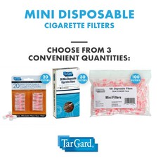 TarGard Original Mini Disposable Cigarette Filters