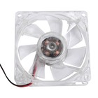  1PC 8CM Computer Case Fan Power Supply LED Computer Fan Luminous Computer Case