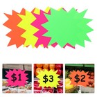  40 Pcs Retail Sale Price Fluorescent Signs Stickers for Receipt Label