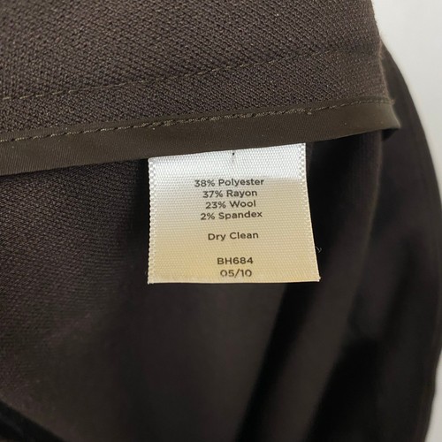 Talbots Brown Classic Side Zip Pants Size 18W Petite - Imagen 8 de 8