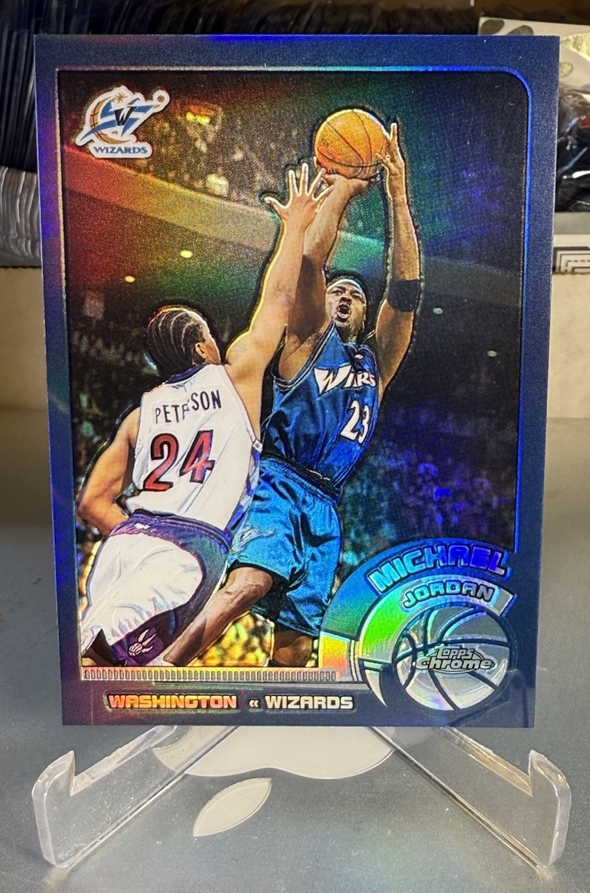 2002 Topps Chrome #10 Michael Jordan Refractor