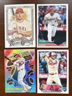 Topps Series - Mike Trout - Los Angeles Angels - 4 Card Lot