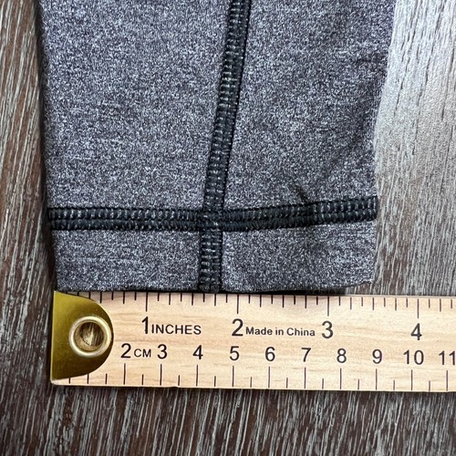 Lululemon Speed Tight V Size 6 heathered black/gray W5AKUS Leggings Women's - Picture 6 of 7