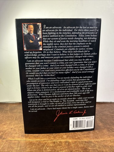 Journey to Justice by Johnnie Cochran Signed HCDJ 1st Edition 1st Print - Picture 3 of 7
