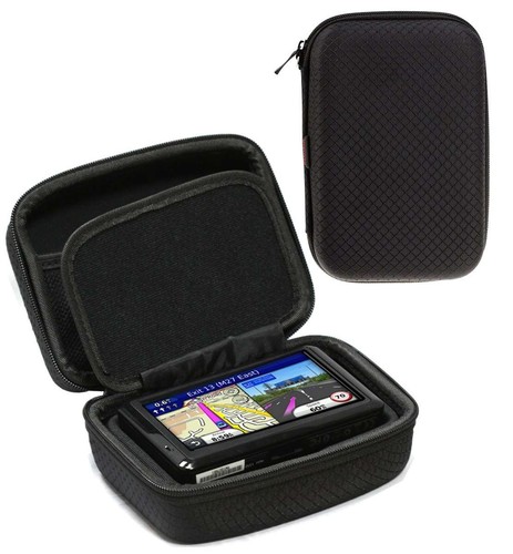 Navitech Black Hard GPS Carry Case For The Garmin nuvi 2557LMT 5"