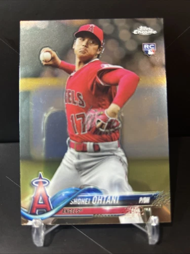 Shohei Ohtani 2018 Topps Chrome Update #HMT1 Pitching Rookie RC