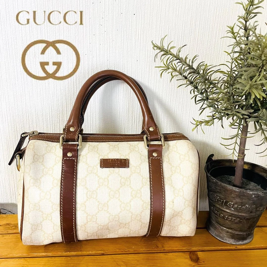 Gucci Mini Boston Bag Gg Supreme toile sac à main créateur sac à main poignée supérieure