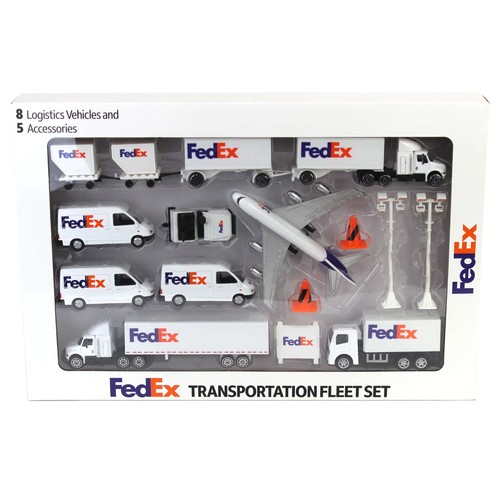 1/87 FedEx Transportation Die-Cast Collector's Airport Set Airplane 1501205 - Picture 2 of 3