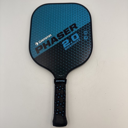 Gamma Phaser 2.0 Graphite Pickleball Paddel schwarz blau sauber!! - Bild 1 von 13