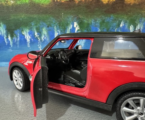 Mini Cooper S Hatch 1:24 Diecast Car Model Personalised Plate Gift for Him - Picture 8 of 12