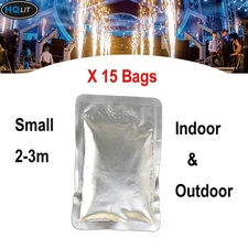 15x Indoor Small Cold Spark Machine Ti Powder 200g/Bag 1-3M Range Stage Effect