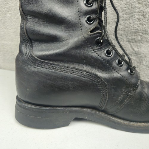 VTG Black Leather Biltrite Boots Steel Toe Measurements In Description Size N/A - Picture 17 of 24