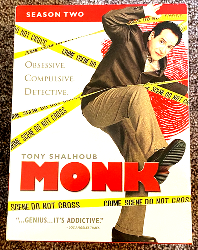 MONK~COMPLETE SERIES SEASONS 1 TO 8 Tony Shalhoub Classic TV FREE SHIPPING - Picture 2 of 8