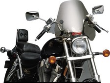 Slipstreamer S-06-T S-06 Spitfire Windshield Smoke w/Black Hardware 7/8" & 1"