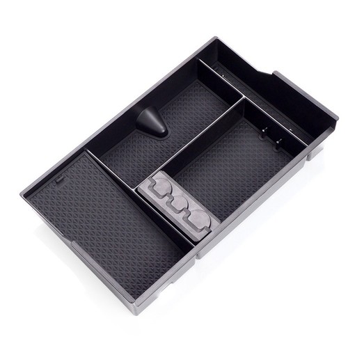 For Toyota For Tundra For Sequoia Console Storage Box Wear Resistant Black - Picture 22 of 24
