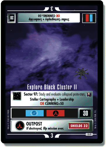 Explore Black Cluster II - EPP - Star Trek 1E CCG - Picture 1 of 6
