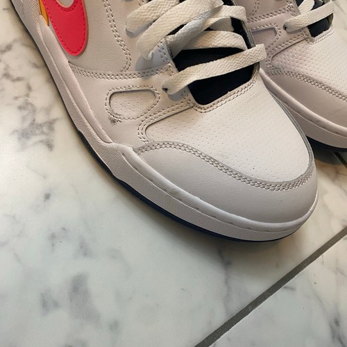 Scarpe basse Nike uomo full force bianche racer rosa tuono blu taglia 9 - Foto 3 di 10