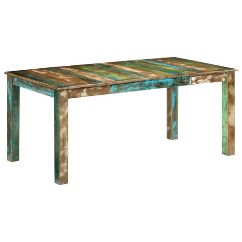 Rustic Dining Table 180x90x76cm Solid Wood Kitchen Cafe Restaurant Timber Desk - Picture 11 of 11